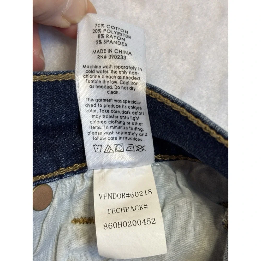 PACSUN Women's 26 Two-Tone‎ Super High Rise Jegging Flair Sexy Indie Sleeze